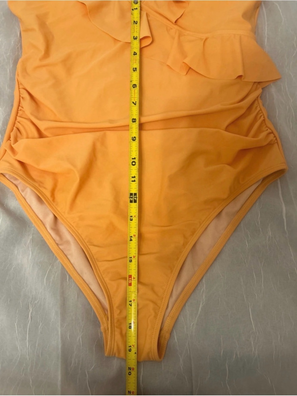 Cupshe Orange Ruffle One-Piece Swimsuit - Picture 2 of 8